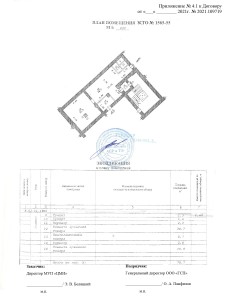 Приложение № 4.1 - План помещения ЗСГО № 1565-55 (Красный проспект, 30)